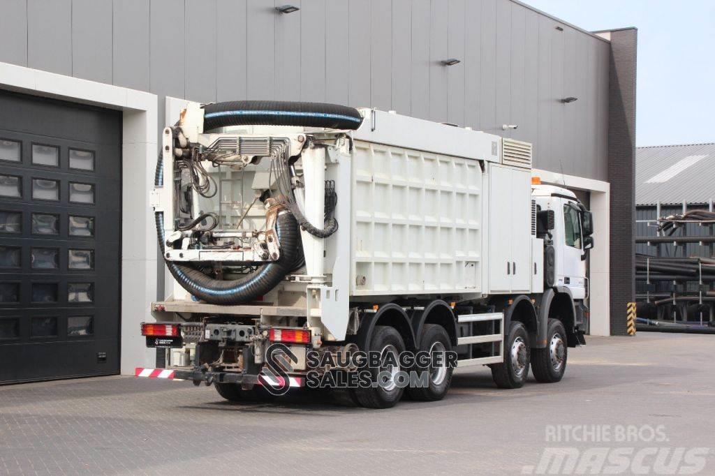 Mercedes-Benz Actros 4141 RSP 2014 Saugbagger 8x8 Combi / vacuum trucks