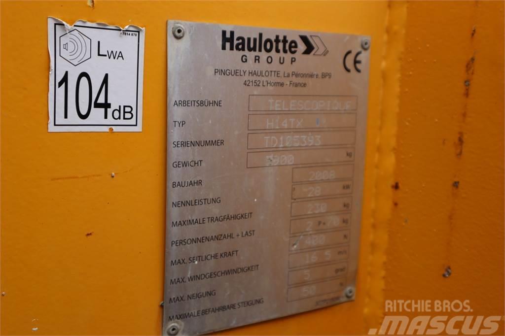 Haulotte H14TX Diesel, 4x4 Drive, 14,07m Working Height, 10 Telescopic boom lifts