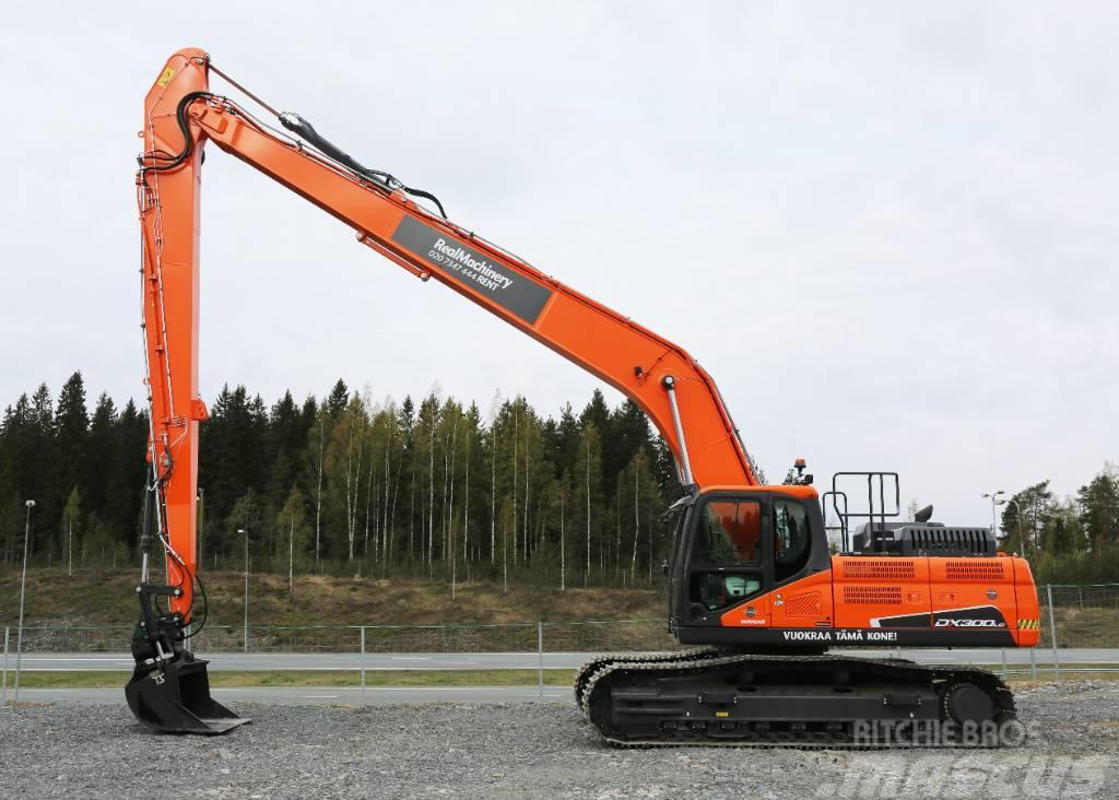Doosan DX300LC-5SLR pitkä puomi Long reach excavators