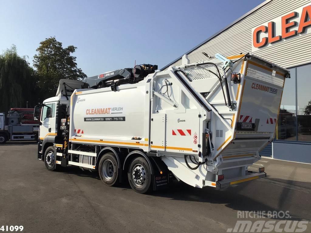 MAN TGS 26.360 Hiab 23 ton/meter laadkraan Waste trucks