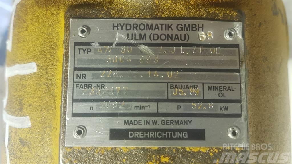 Hydromatik A7V80LV20LZF0D - Load sensing pump Hydraulics