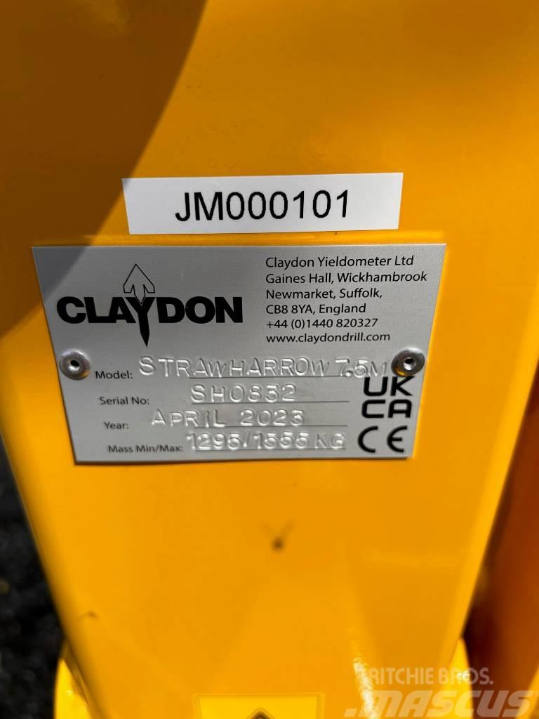 Claydon 7.5m Straw Harrow Harrows