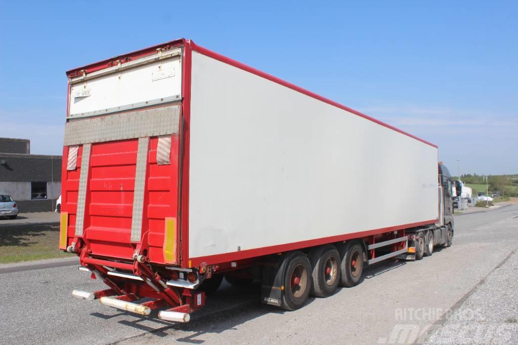 Kel-Berg 3 akslet Bokstrailer m/ lift Box body semi-trailers