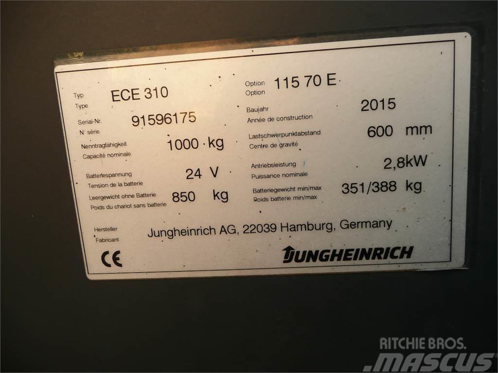 Jungheinrich ECE 310 70 E 1150x560mm Low lift order picker