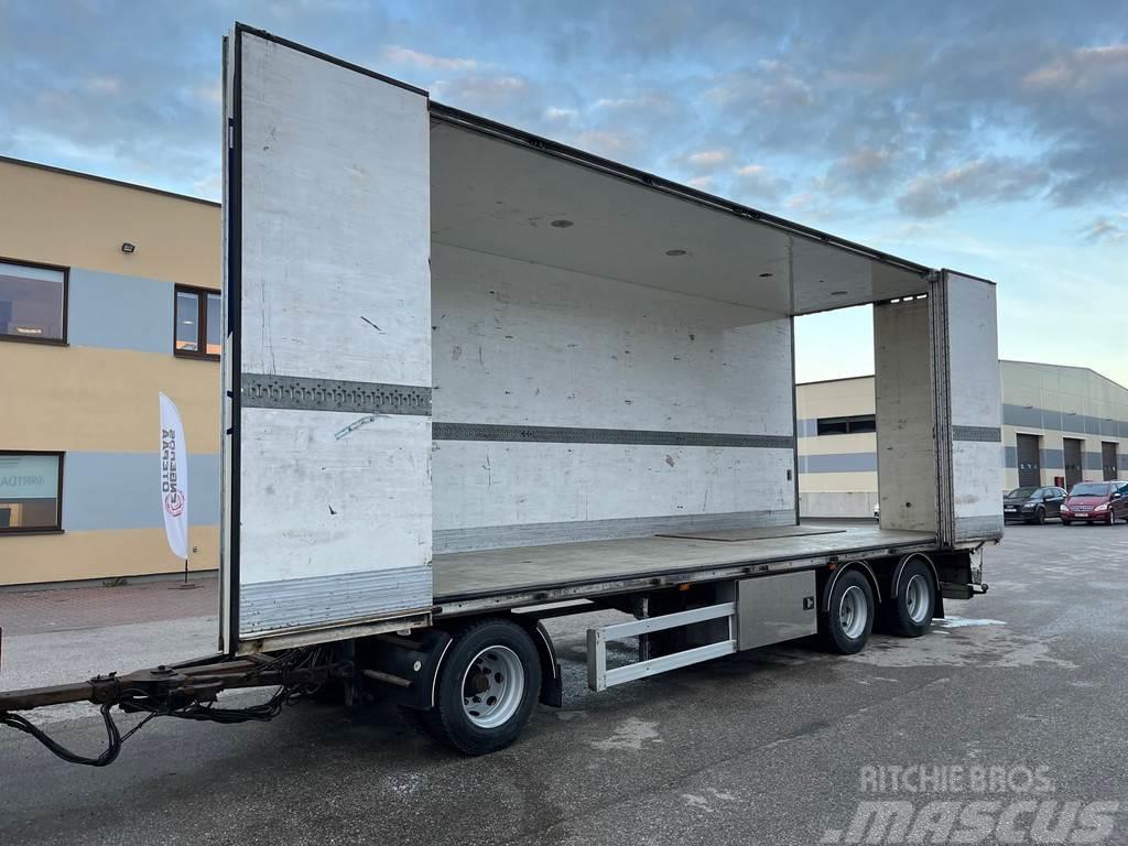 Schmitz Cargobull TRAILER-BYGG KT28 + LIFTING AXLE + SIDE OPENING Box body trailers