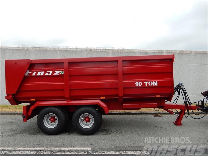 Tinaz 10 tons bagtipvogn med hydr. bagklap Tipper trailers