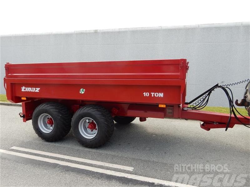 Tinaz 10 tons dumpervogn med slidsker Other groundcare machines