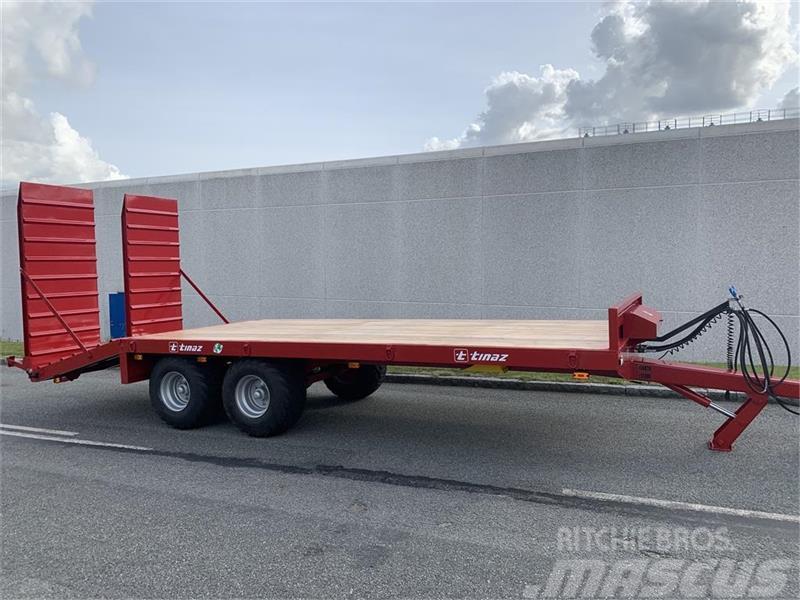 Tinaz 12 tons maskintrailer med hydrauliske bredde rampe General purpose trailers