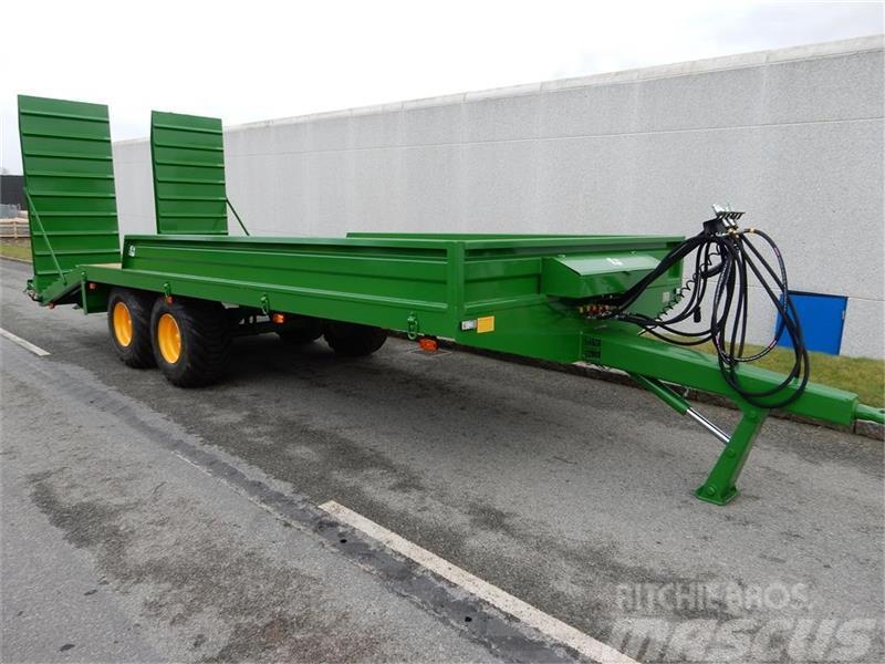 Tinaz 12 tons maskintrailer med 30 cm sider General purpose trailers