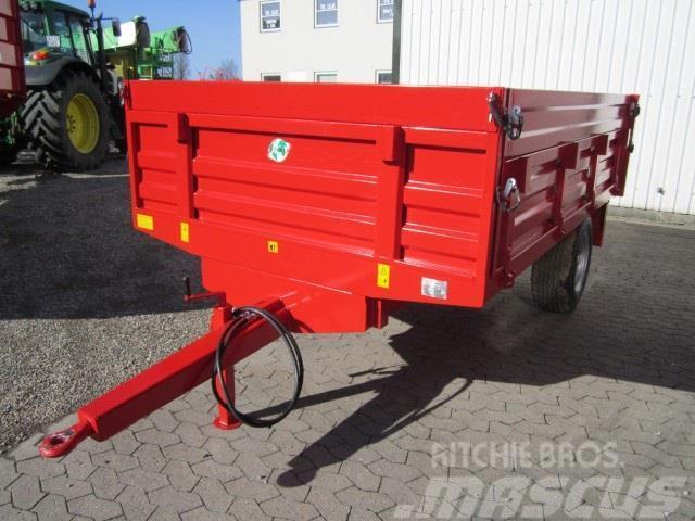 Tinaz 3,5 tons bagtipvogn med 25 cm sider Tipper trailers