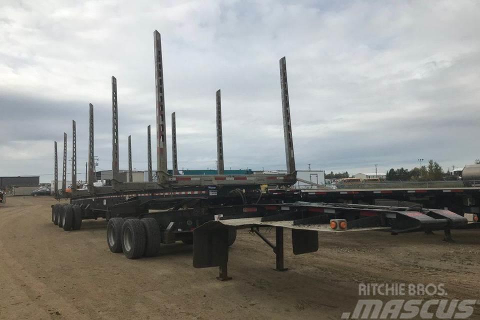 Deloupe 50' Tridem Hay Rack Timber trailers