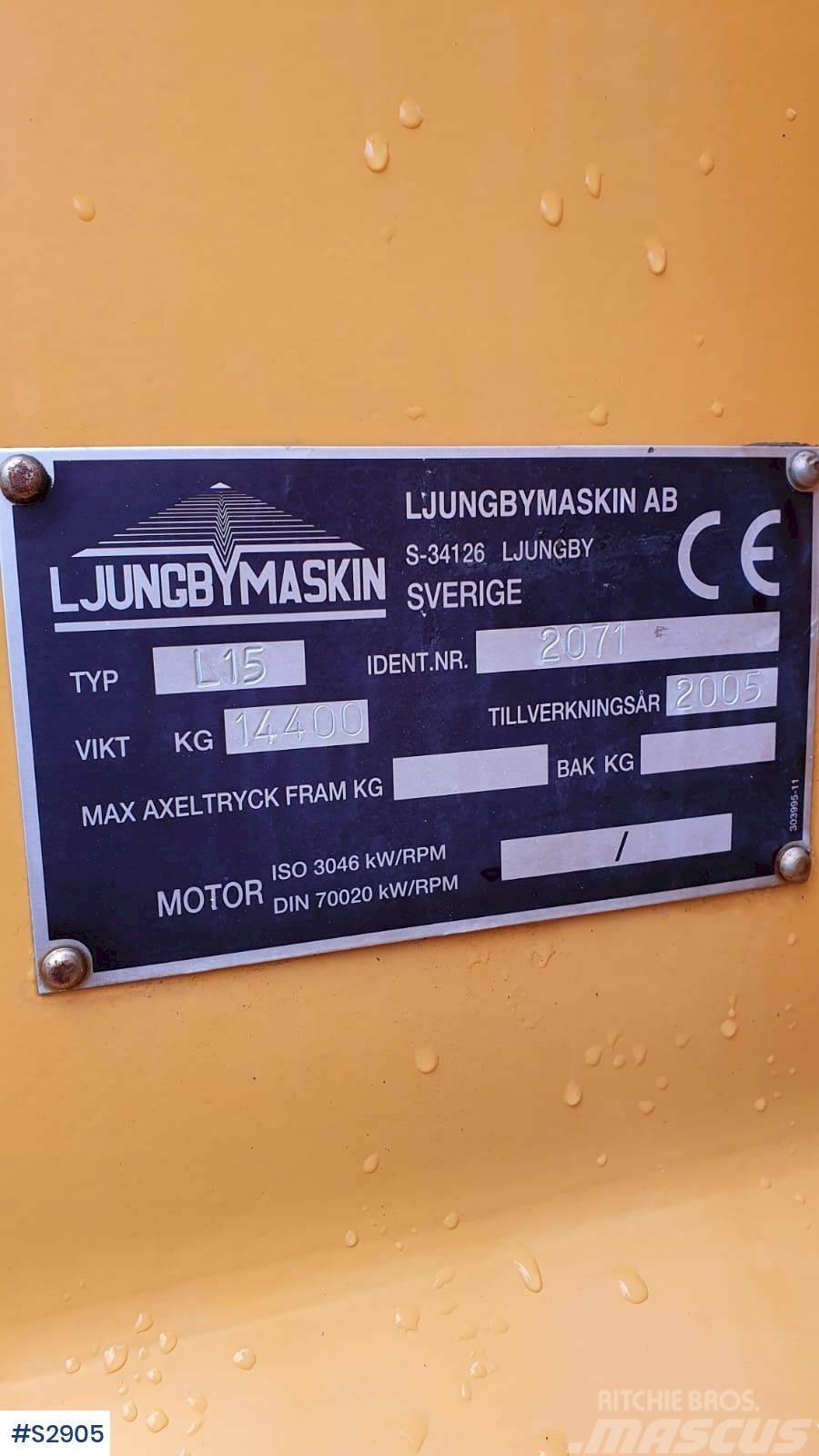 Ljungby L15 WHEEL LOADER WITHOUT BUCKET Wheel loaders