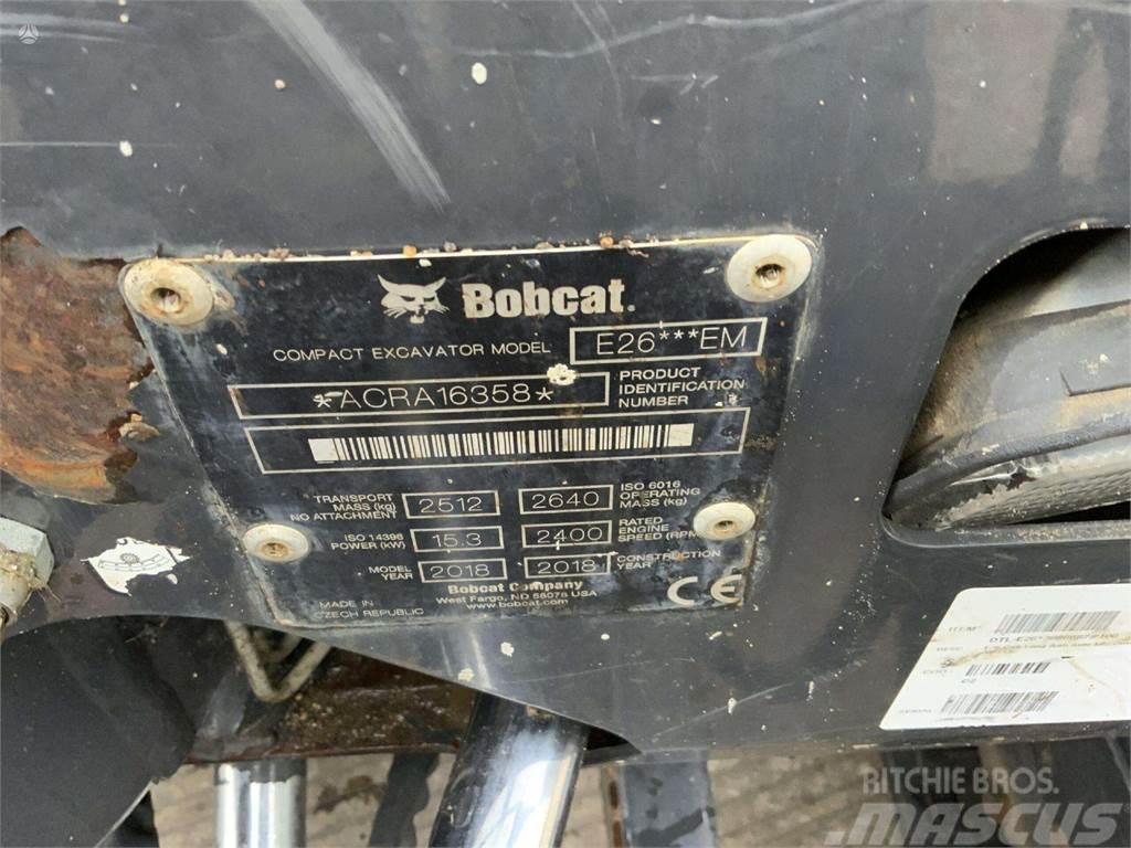 Bobcat E26 Mini excavators < 7t (Mini diggers)