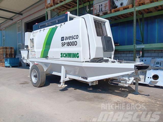 Schwing SP 1800D Concrete pump trucks