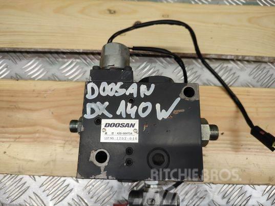 Doosan DX 140 W (1702-046)  hydraulic block Hydraulics