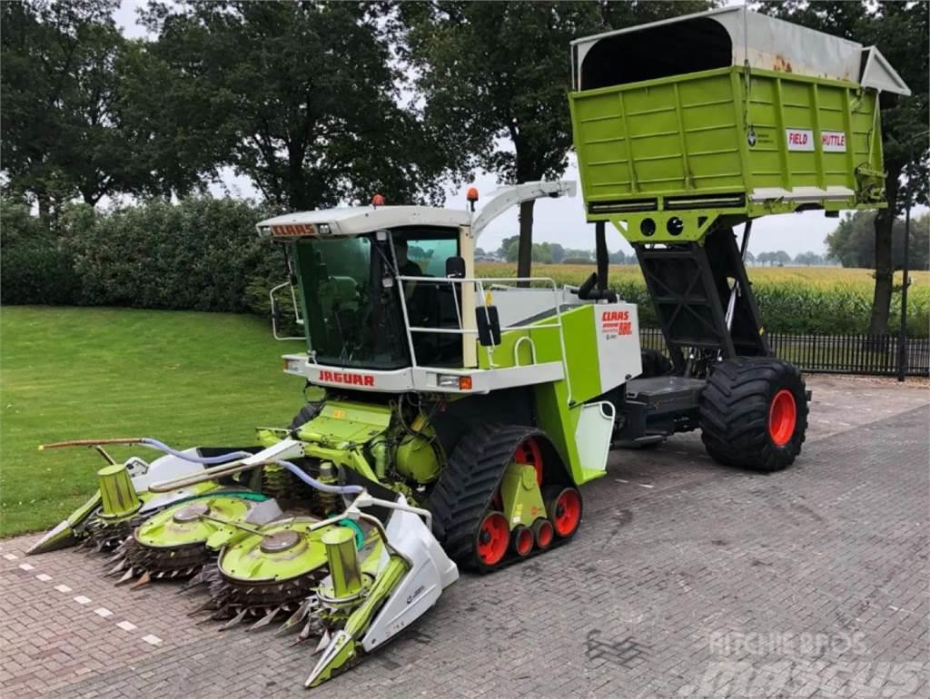 CLAAS JAGUAR 880 FIELD SHUTTLE, Container 36 cbm, Raupen Self-propelled foragers