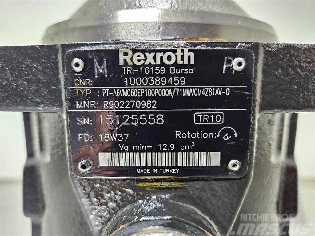 Wacker Neuson 1000389459-Rexroth A6VM060EP-Drive pump/Fahrpumpe Hydraulics