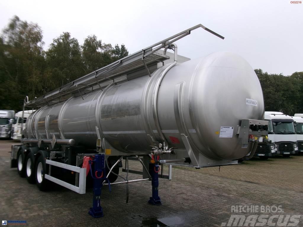  Parcisa Chemical tank inox L4BH 21.2 m3 / 1 comp + Tanker semi-trailers