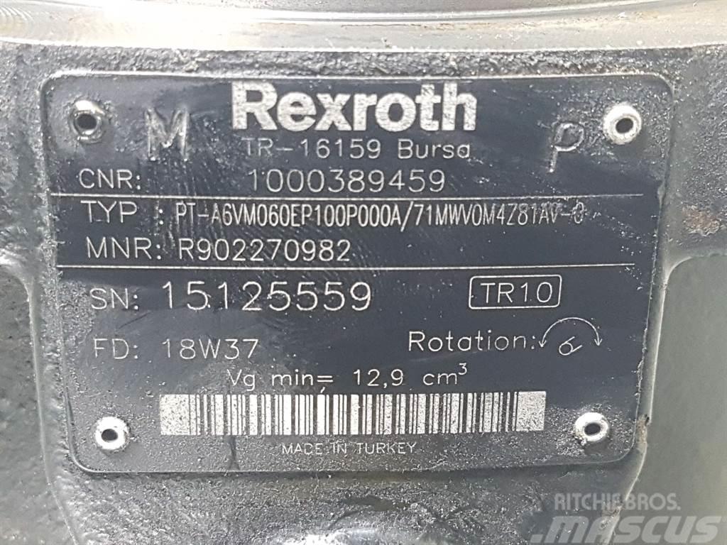Wacker Neuson 1000389459-Rexroth A6VM060EP100-Drive motor Hydraulics