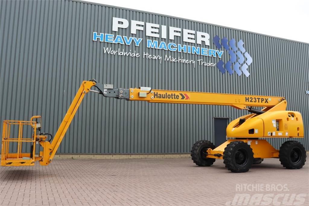 Haulotte H23TPX Diesel, 4x4 Drive, 22.6m Working Height, 19 Articulated boom lifts