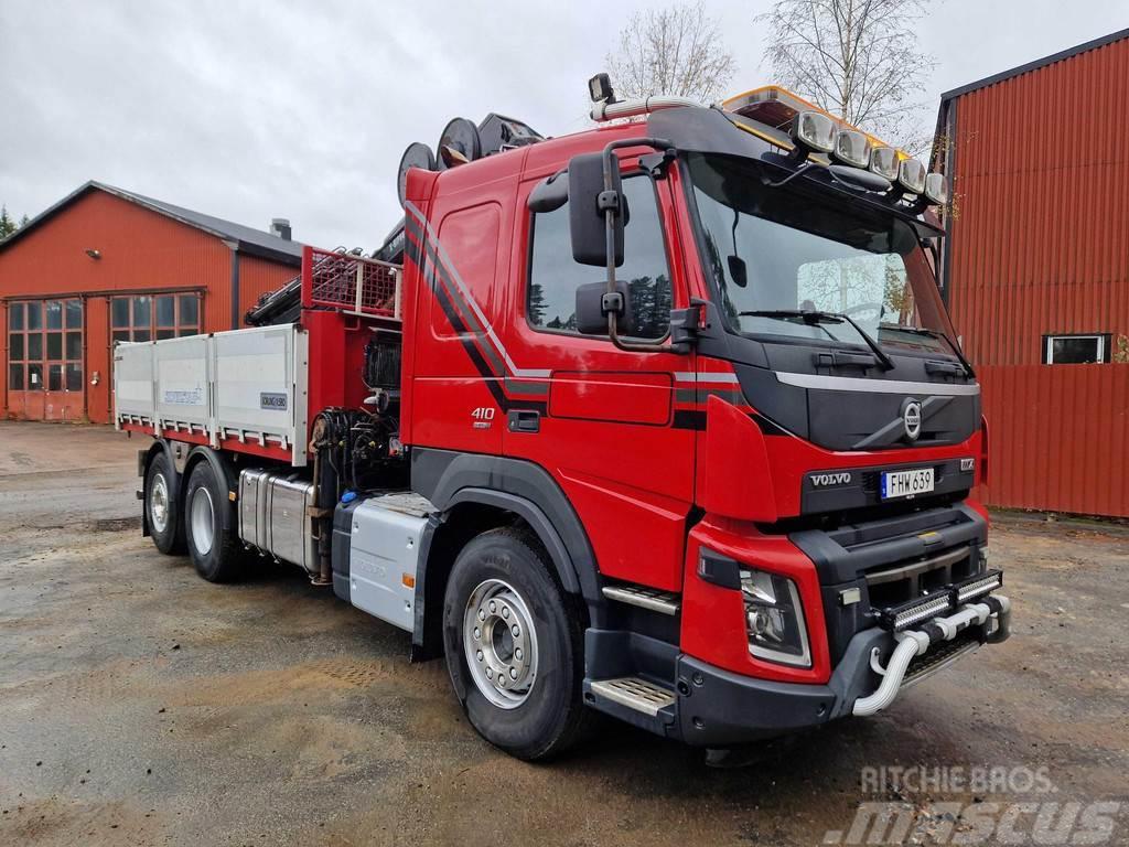 Volvo FMX 410 6x2*4 HIAB 192 E5 / BOX L=5000 mm Crane trucks