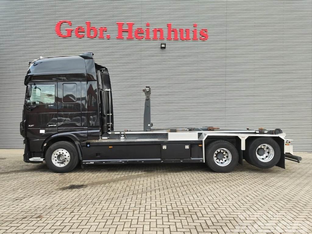 DAF XF 530 6x2*2 Euro 6 VDL 25 Tons Hooklift NL Truck! Hook lift trucks