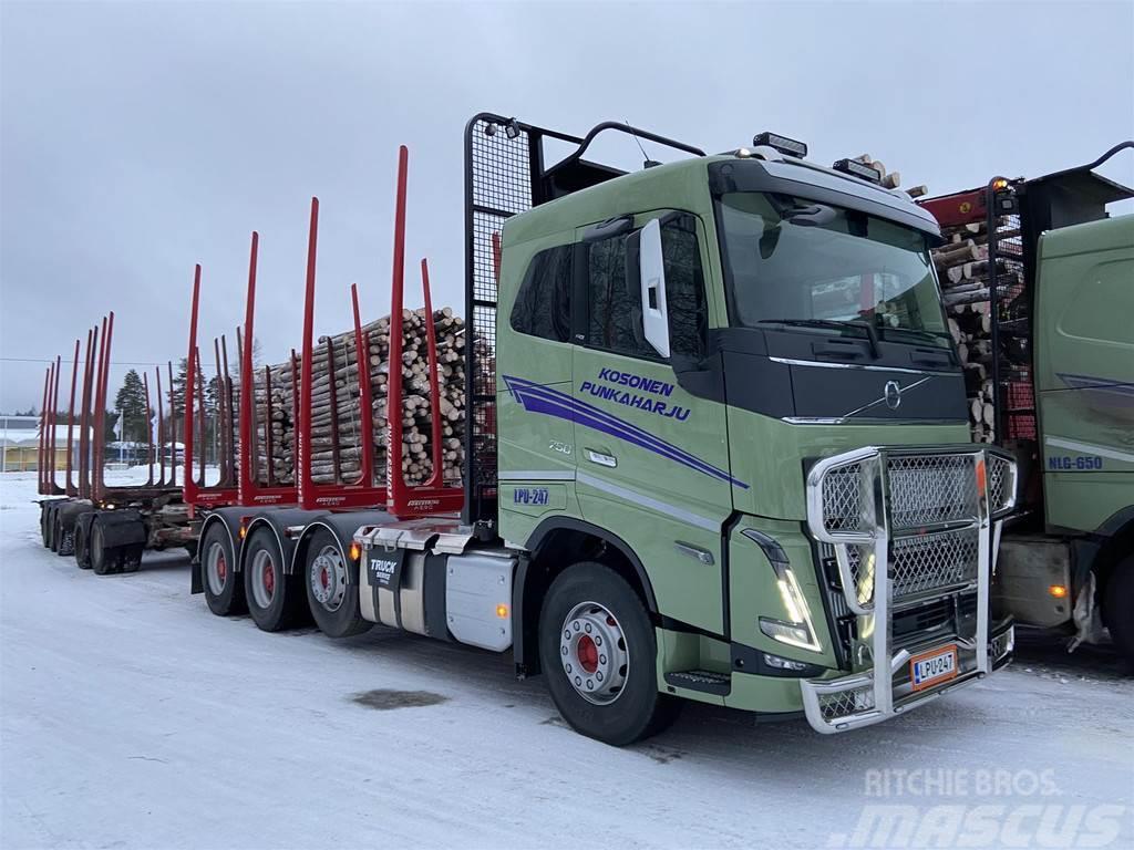 Volvo FH VTA-trippeli, vedonkatkaisu ja ryöminnät Timber trucks