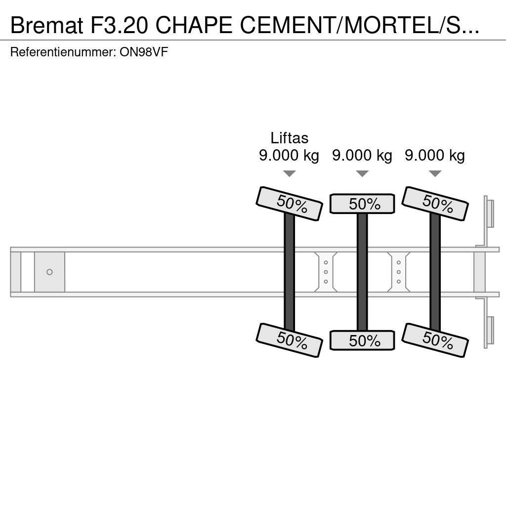  Bremat F3.20 CHAPE CEMENT/MORTEL/SCREED/MORTAR/EST Other semi-trailers