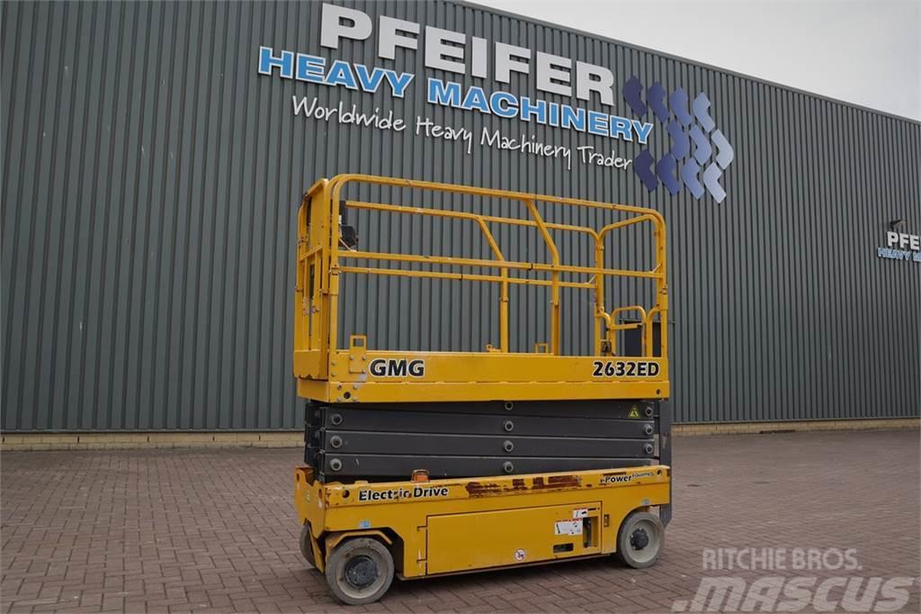 GMG 2632ED Electric, 10m Working Height, 227kg Capacit Scissor lifts