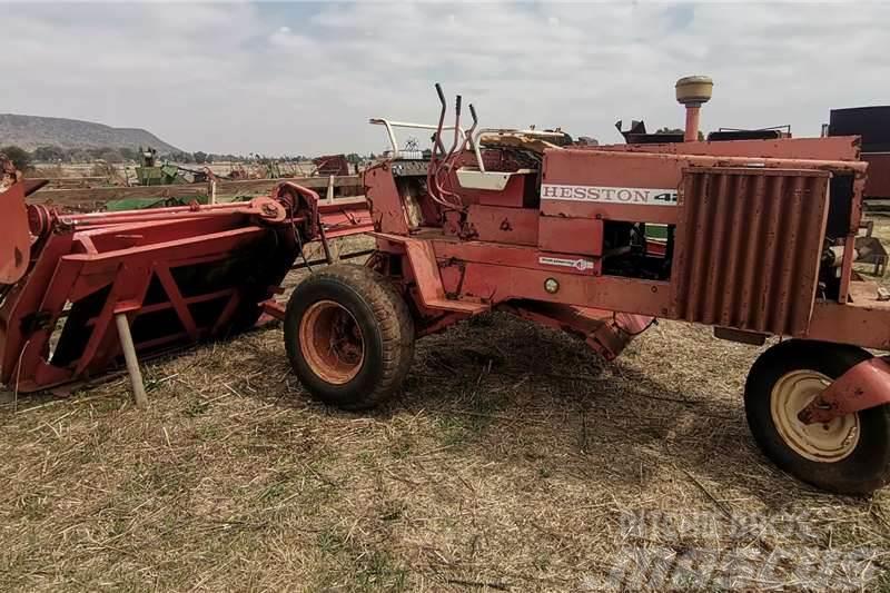 Hesston 420 Swather With Table Tractors