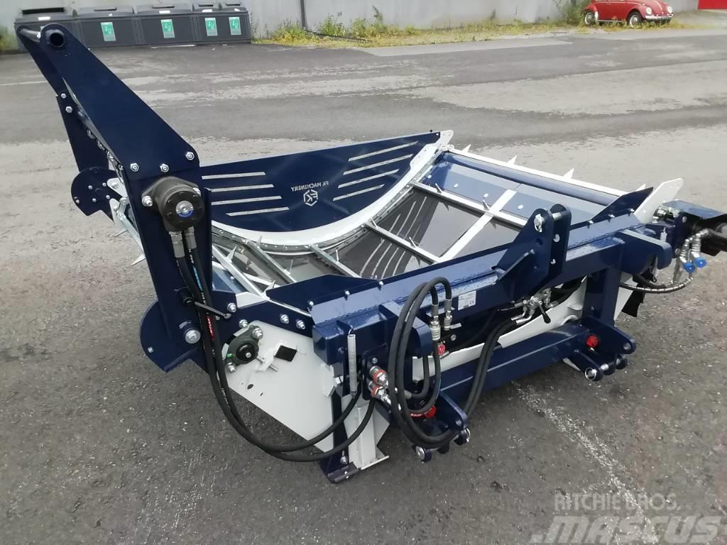  FK Machinery Paalinpurkulaite oljenheittäjällä Bale shredders, cutters and unrollers