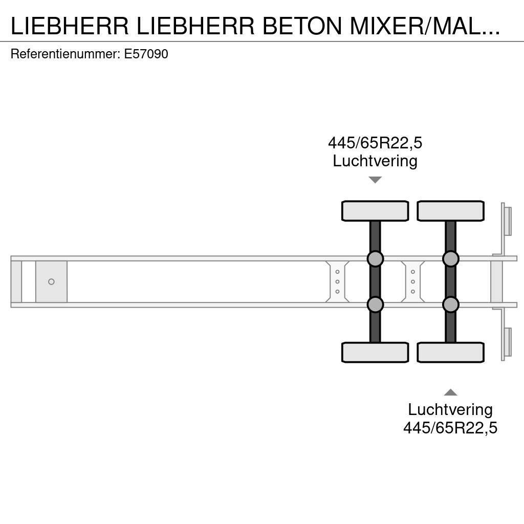 Liebherr BETON MIXER/MALAXEUR/MISCHER 10M3+MOTOR/M Other semi-trailers