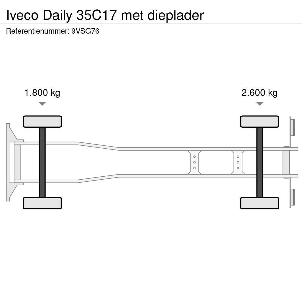 Iveco Daily 35C17 met dieplader Vehicle transporters