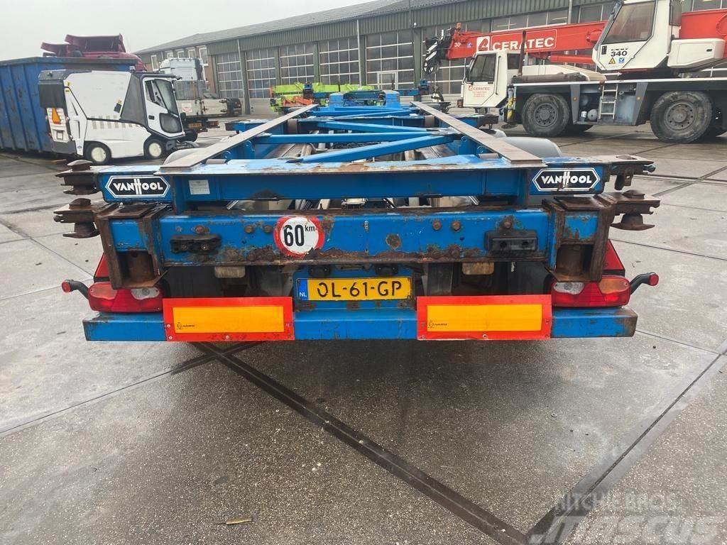 Van Hool 3 AXLE MULTICHASSIS - EXTENDABLE Containerframe semi-trailers