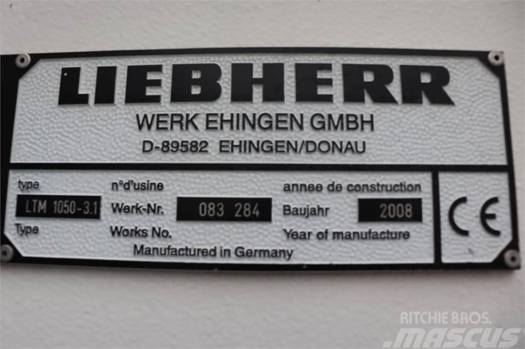 Liebherr LTM1050-3.1 Valid inspection till 03-2023, *Guaran All terrain cranes