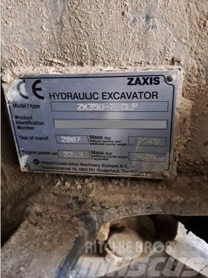 Hitachi ZX 35 U-2 CLP (Zaxis) Mini excavators < 7t (Mini diggers)