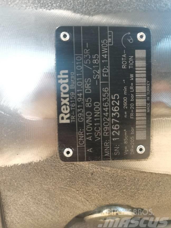 Rexroth {A10V No 85 DRS} pump Hydraulics