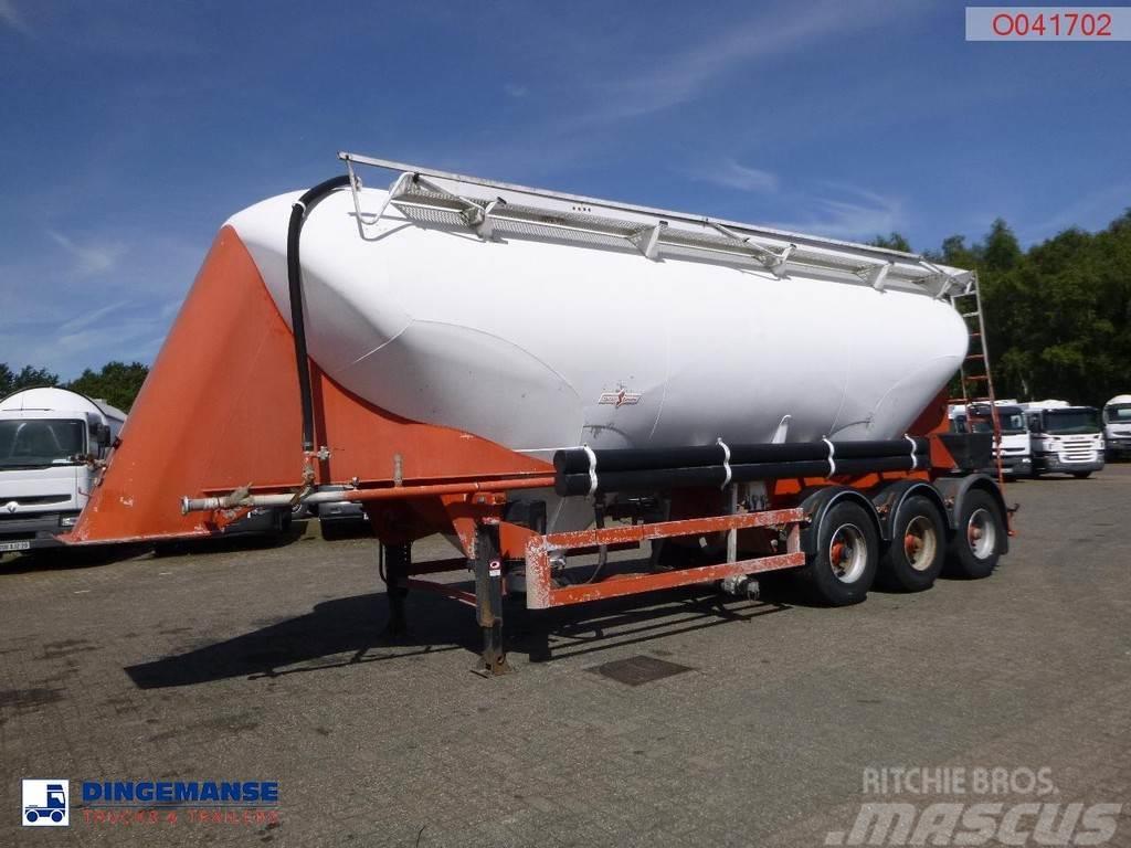 Spitzer Powder tank alu 39 m3 / 1 comp Tanker semi-trailers