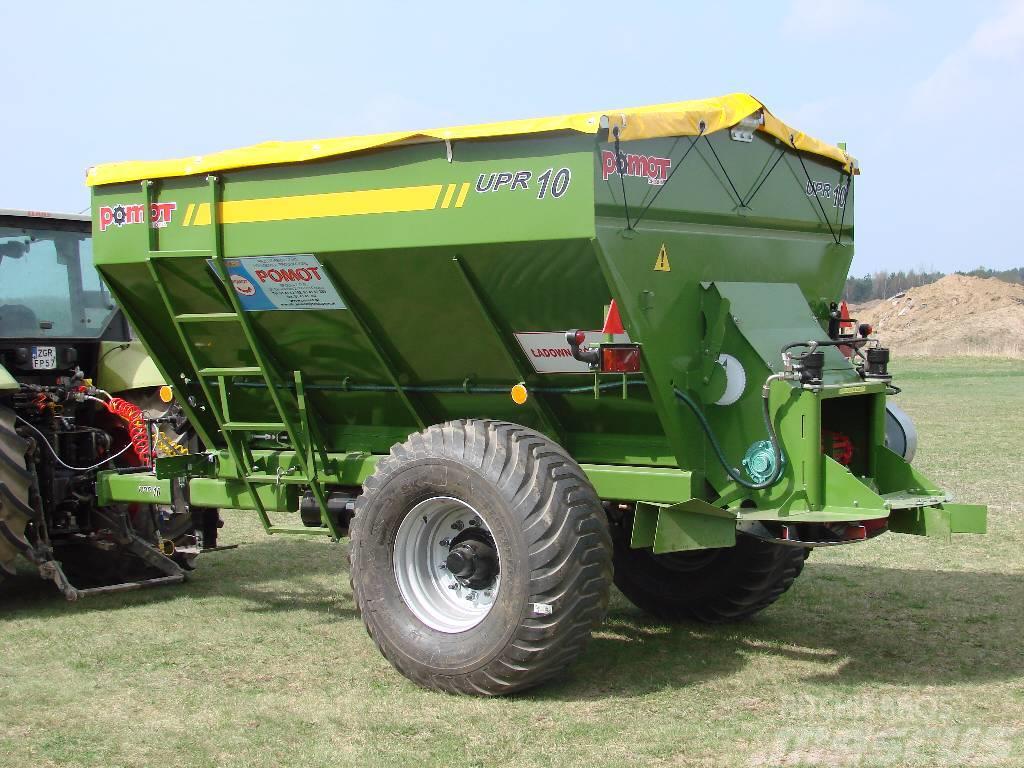 Pomot UPR 10 tones fertilizer and lime spreader, DIRECT Mineral spreaders