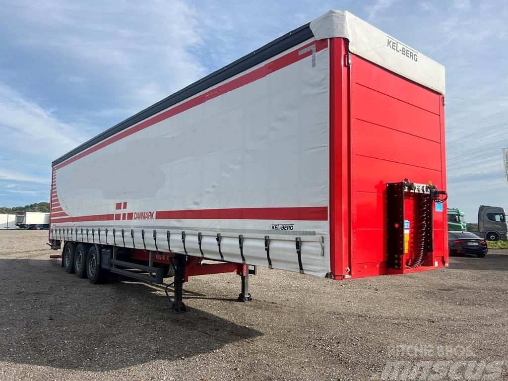 Kel-Berg 2500kg lift Curtainsider semi-trailers