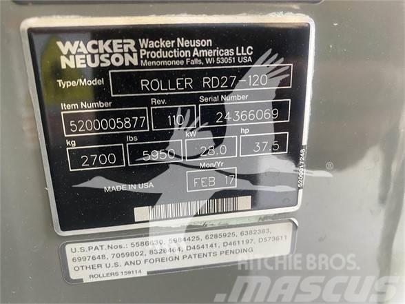 Wacker Neuson RD27-120 Single drum rollers