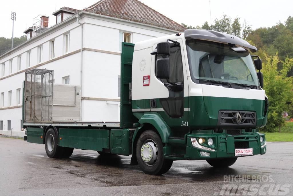 Renault D16.280 E6 ADR LBW Transport von Gas Flaschen Flatbed / Dropside trucks