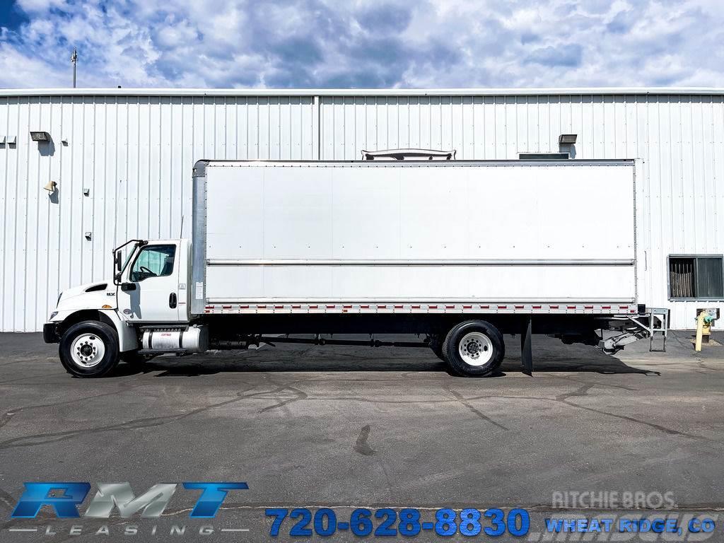 International MV607 26' Box Truck, Lift Gate & Ramp Box body trucks