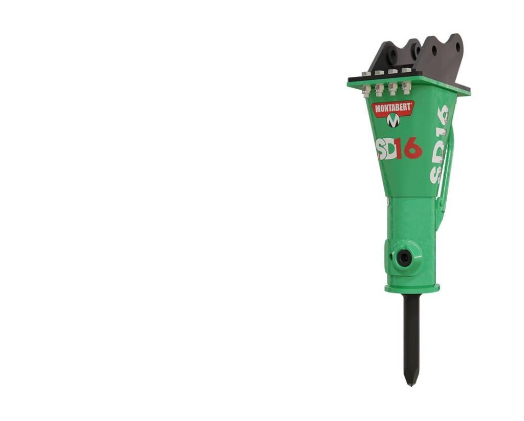 Montabert SD16 Hydraulikhammer für Minibagger 1,5 - 3,7 t Hydraulic pile hammers