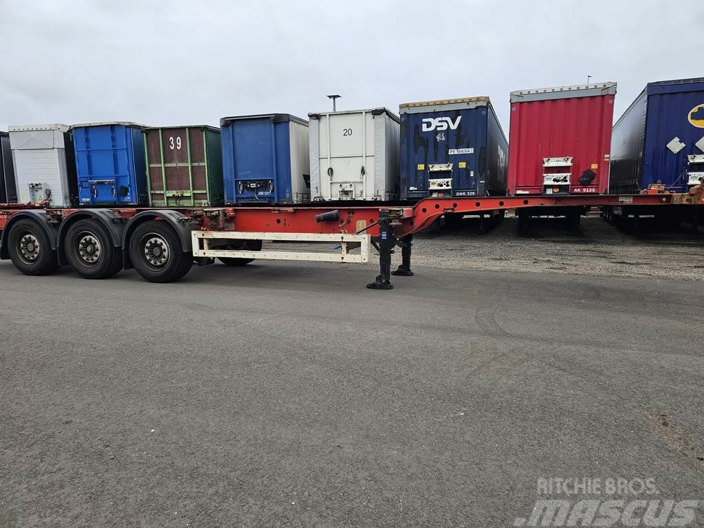 Krone SD 27 | 3 axle container chassis | 4740 kg | Saf D Containerframe semi-trailers
