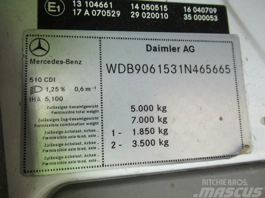 Mercedes-Benz Sprinter 510CDI Kipper + Zij-belading Side-loader Waste trucks