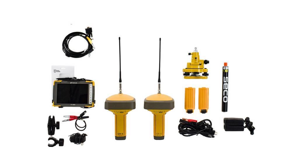 Topcon Dual GR-5+ UHF II GPS GNSS Kit w/ FC-6000 & Magnet Other components