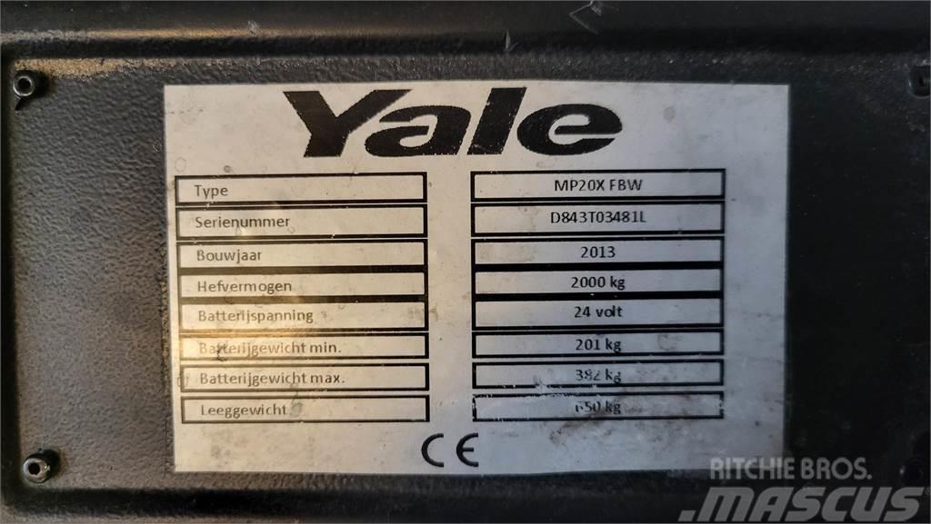 Yale MP20X 2013 Low lifter