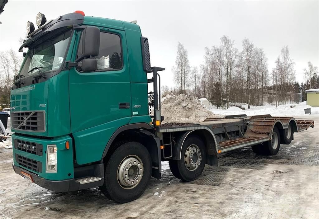 Volvo FH12-460 8x4 Forest machine transport trucks