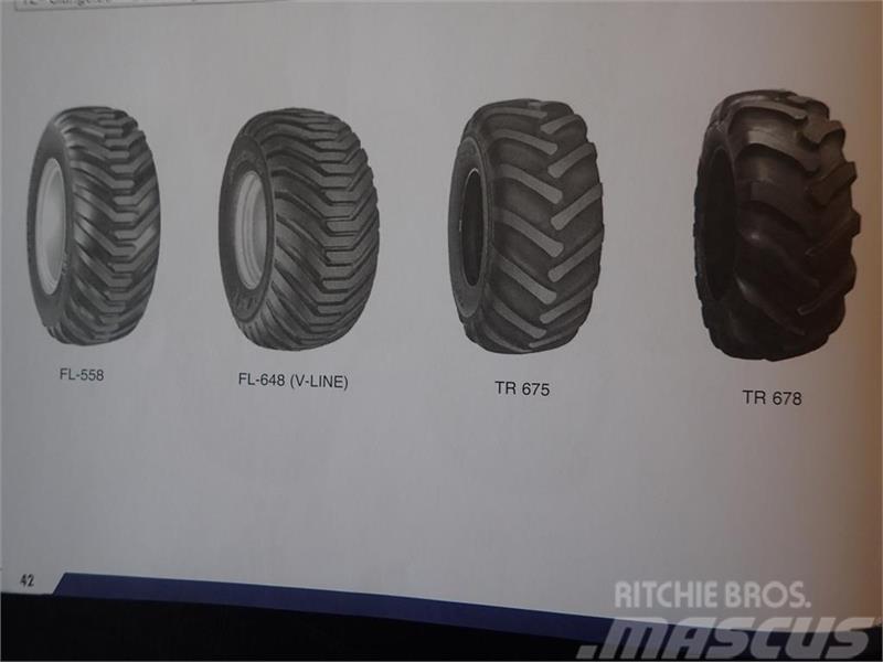  - - -   500/55 x 20  Ny Twin dæk Tyres, wheels and rims